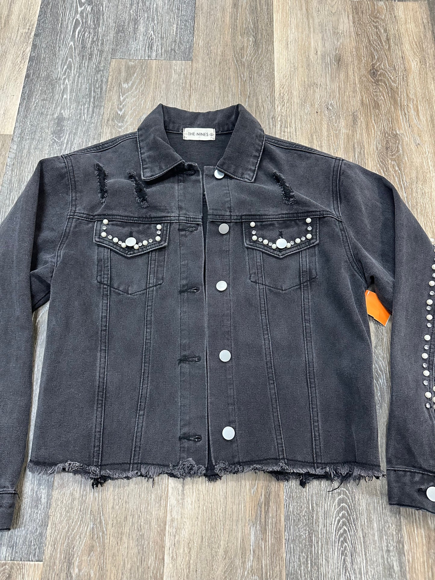 Jacket Denim By The Nines In Black Denim, Size: S