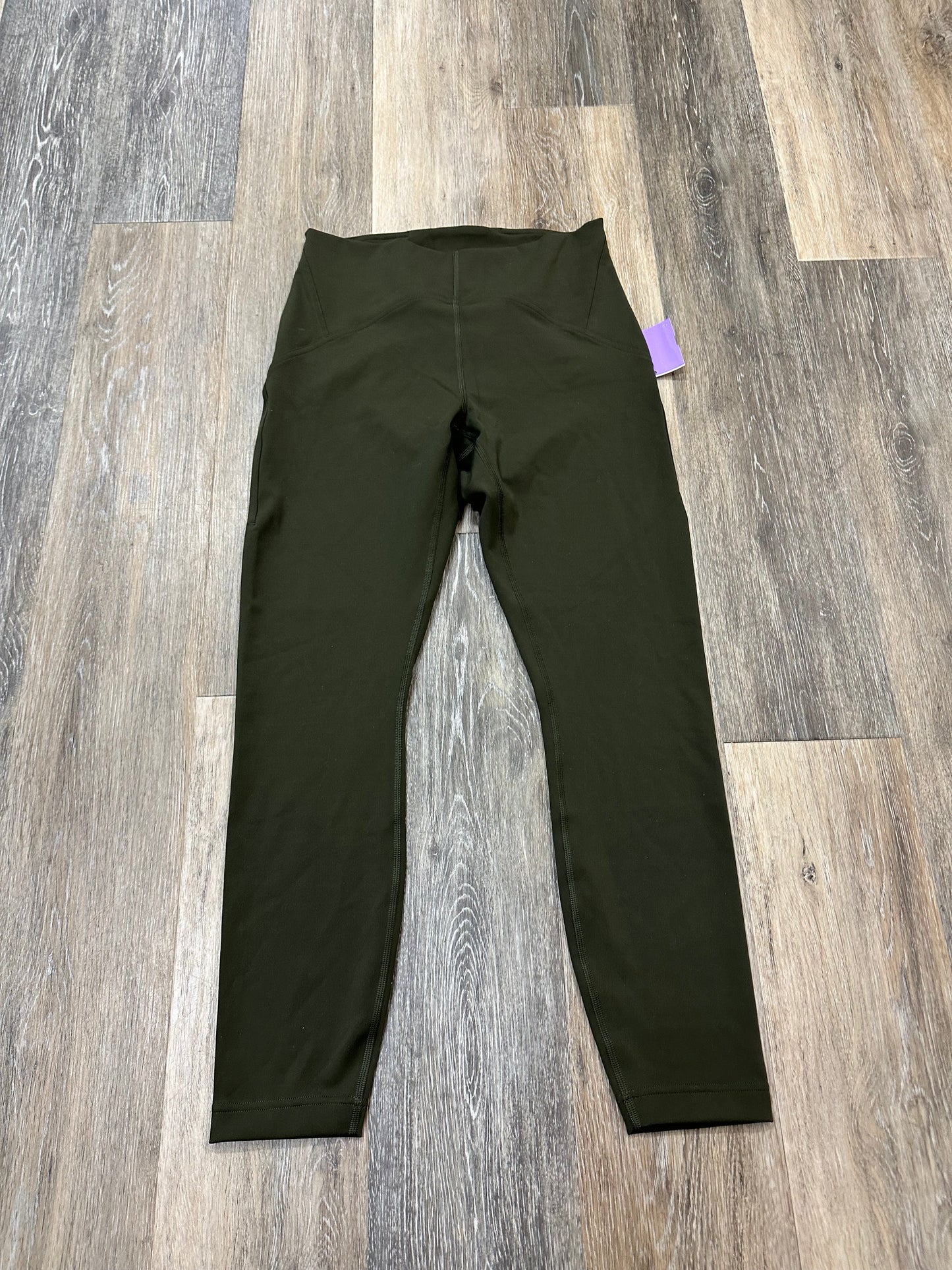 Athletic Leggings By Lululemon In Green, Size: 8