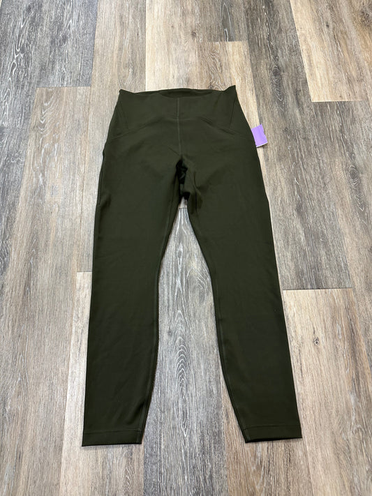 Athletic Leggings By Lululemon In Green, Size: 8