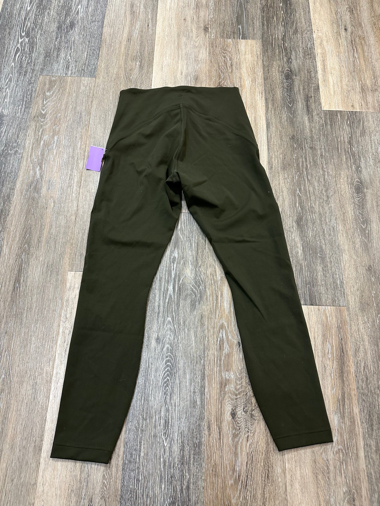 Athletic Leggings By Lululemon In Green, Size: 8