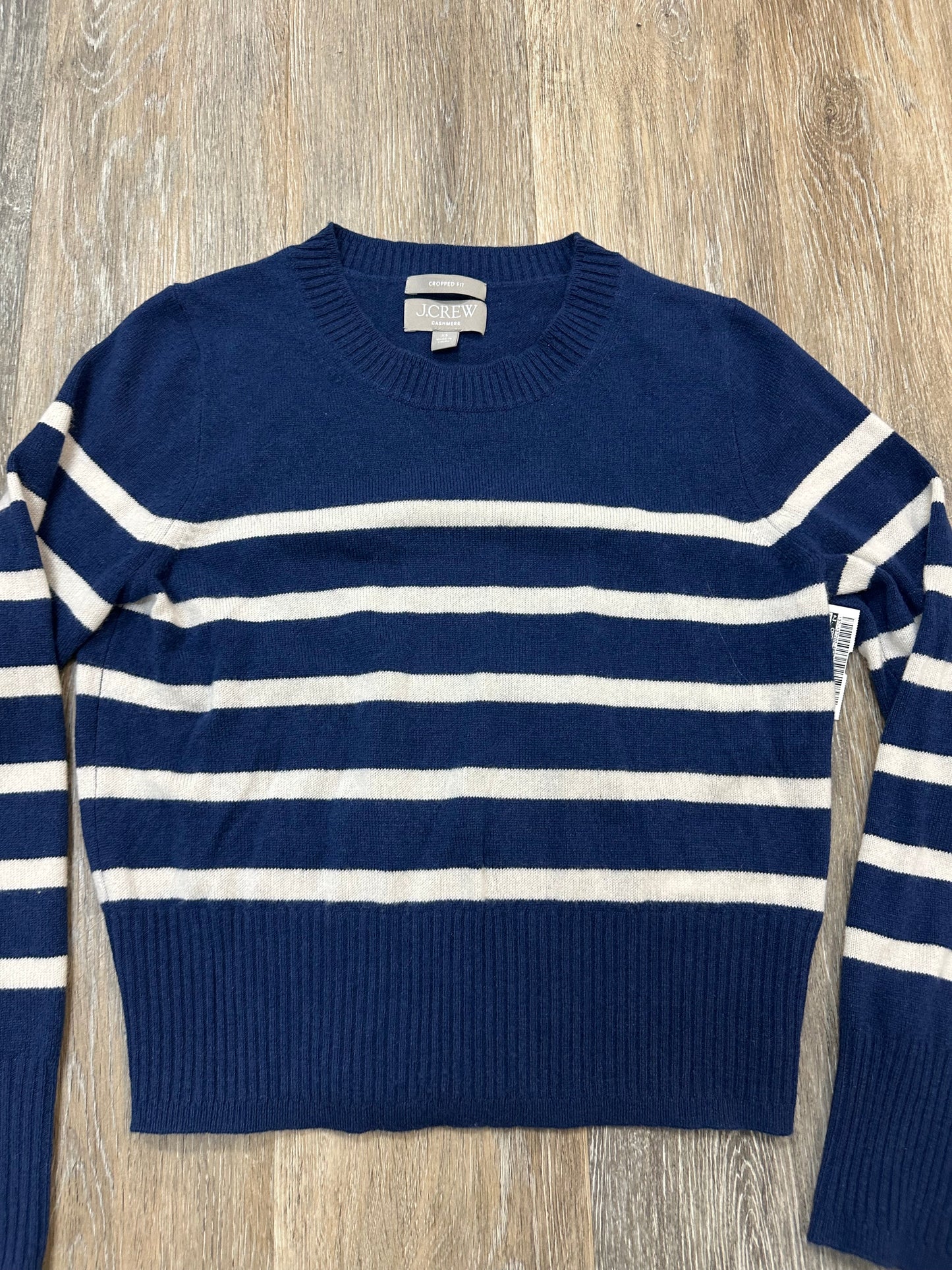 Sweater Cashmere By J. Crew In Blue, Size: Xs