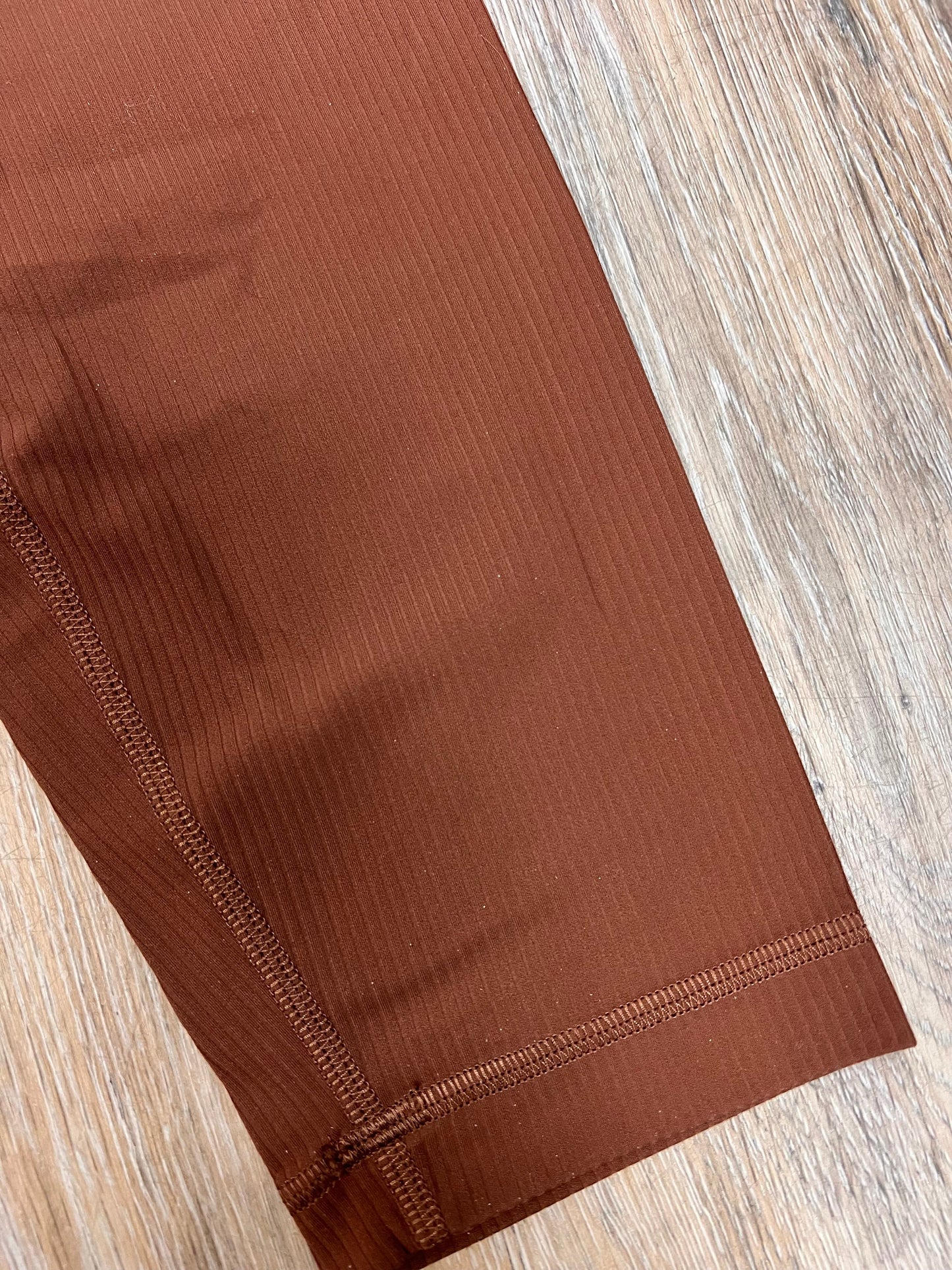 Athletic Leggings By Lululemon In Brown, Size: 8