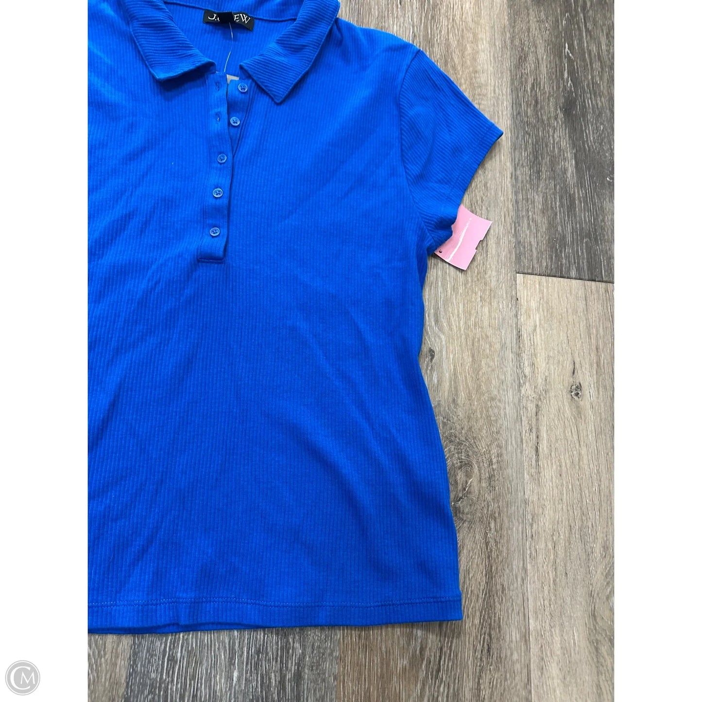 Top Short Sleeve By J. Crew In Blue, Size: Xl