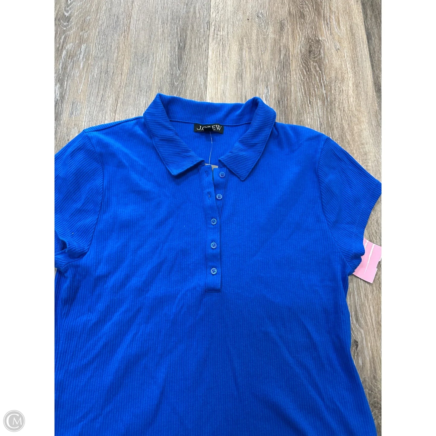 Top Short Sleeve By J. Crew In Blue, Size: Xl