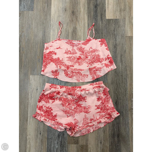 Pajamas 2pc By Urban Outfitters In Pink, Size: Xl