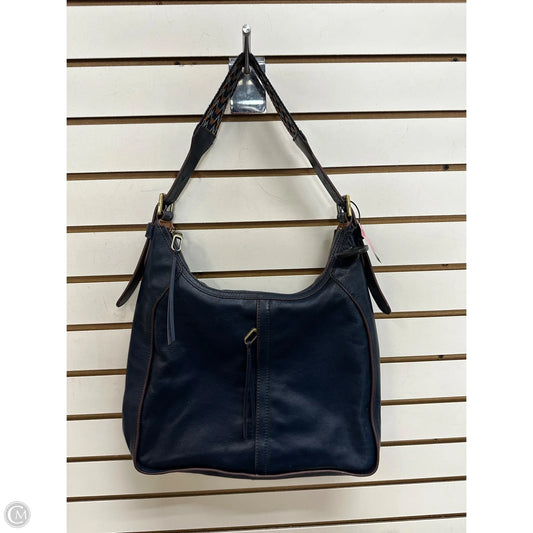 Handbag Leather By Hobo Intl, Size: Large