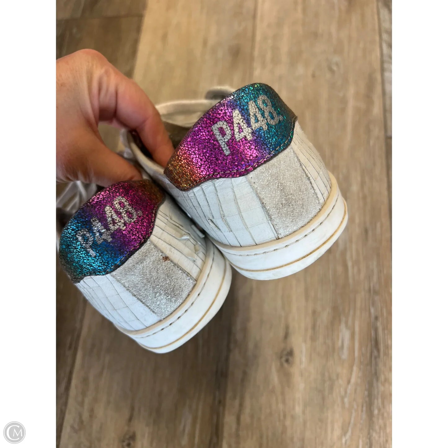 Shoes Athletic By P448 In White, Size: 6