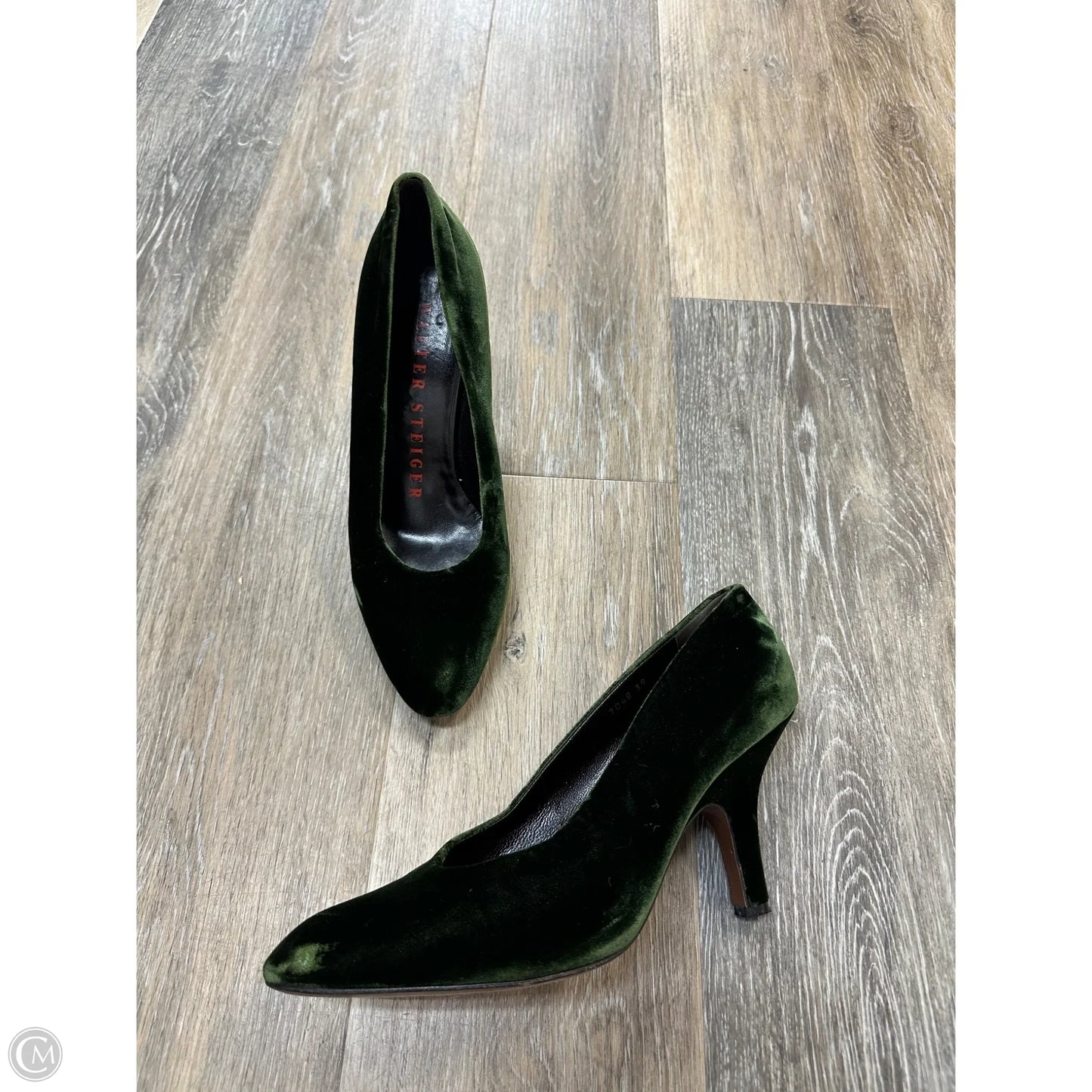 Shoes Heels Block By Walter Steiger In Green, Size: 8.5
