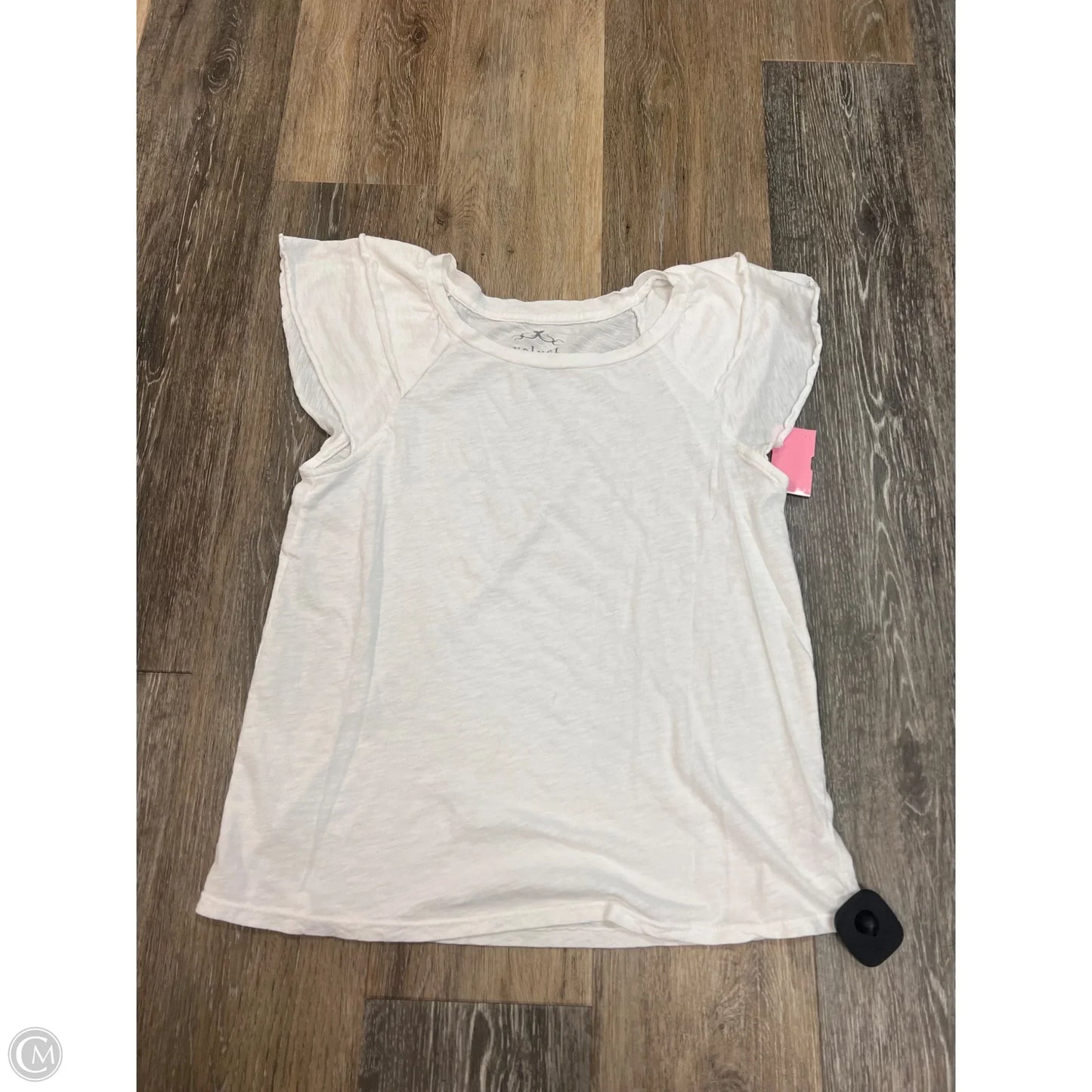 Top Short Sleeve By Velvet By Graham & Spencer In White, Size: Xs