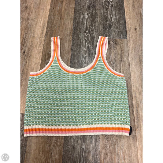 Tank Top By Hem & Thread In Green, Size: L