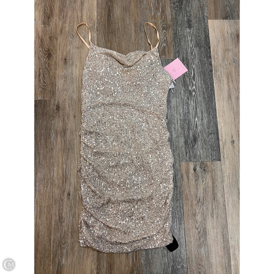 -Dress Party Short By Hello Molly In Gold, Size: 8