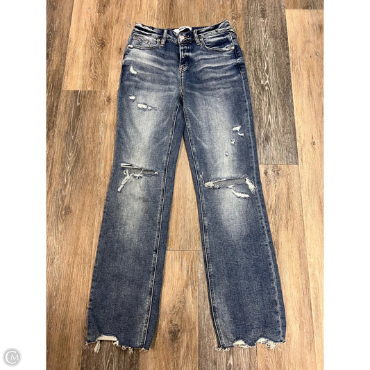 Jeans Straight By Mica In Blue Denim, Size: 1/25