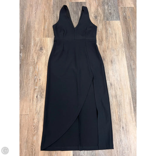 Dress Party Midi By Abercrombie And Fitch In Black, Size: M