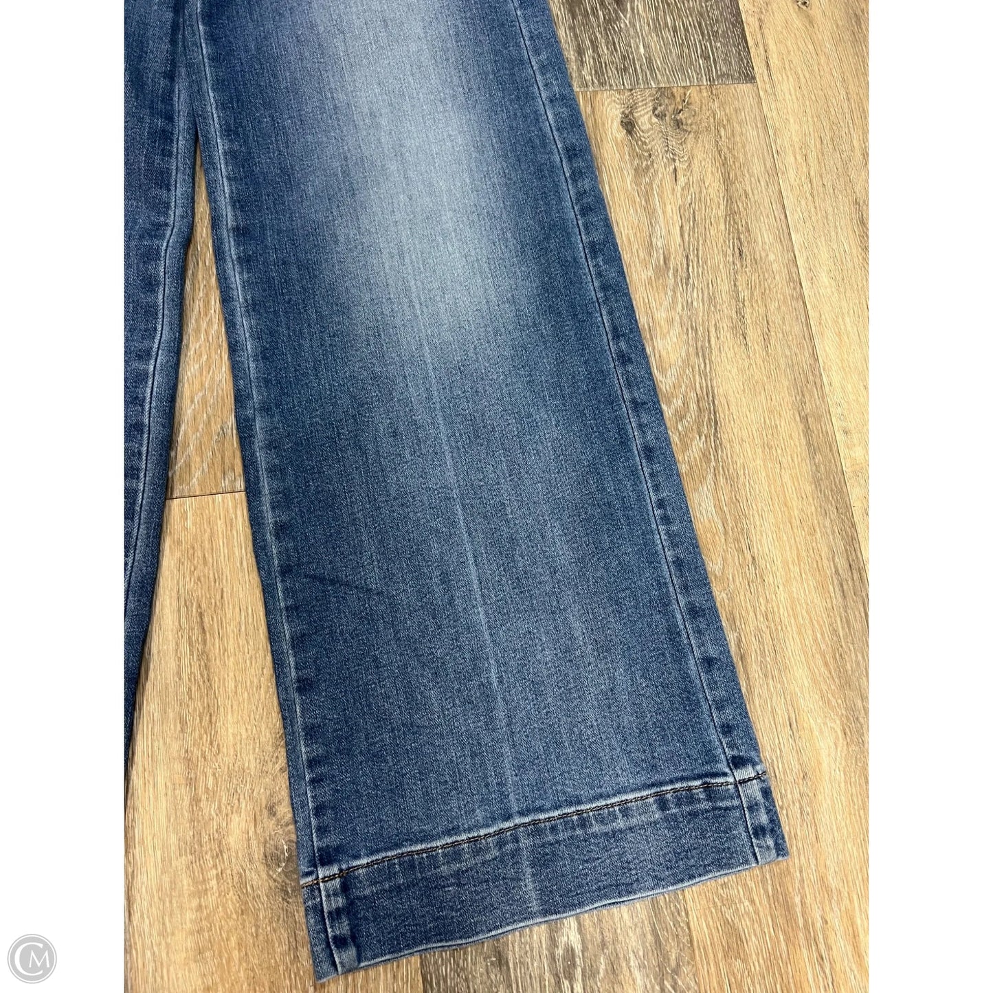 Jeans Wide Leg By Evereve In Blue Denim, Size: 2