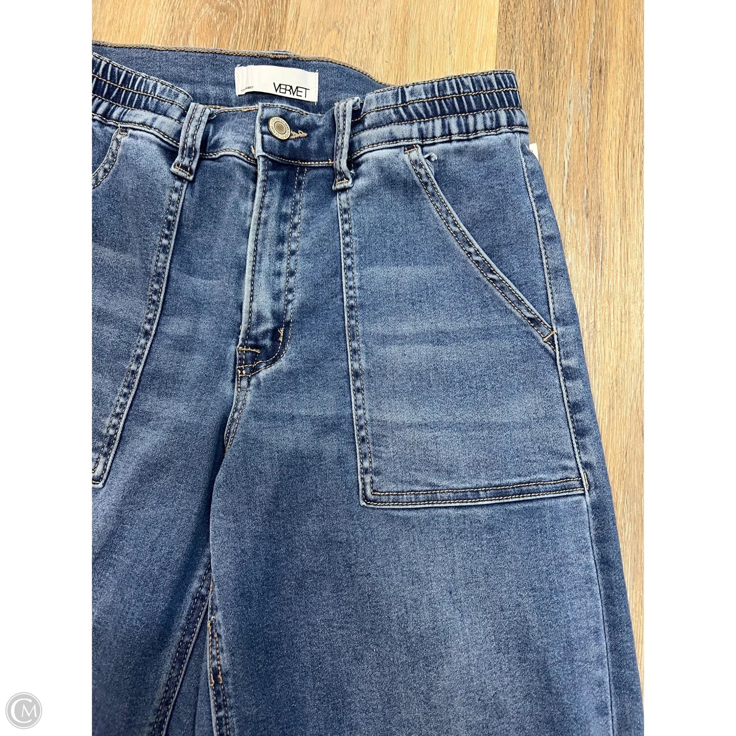 Jeans Wide Leg By Vervet In Blue Denim, Size: 2