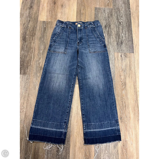 Jeans Wide Leg By Kut In Blue Denim, Size: 2