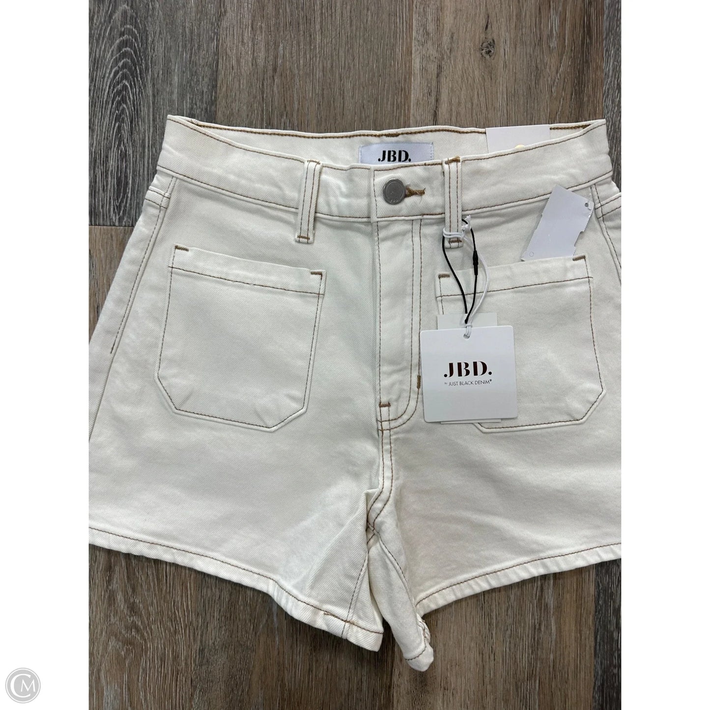 Shorts By Just Black In Cream, Size: S