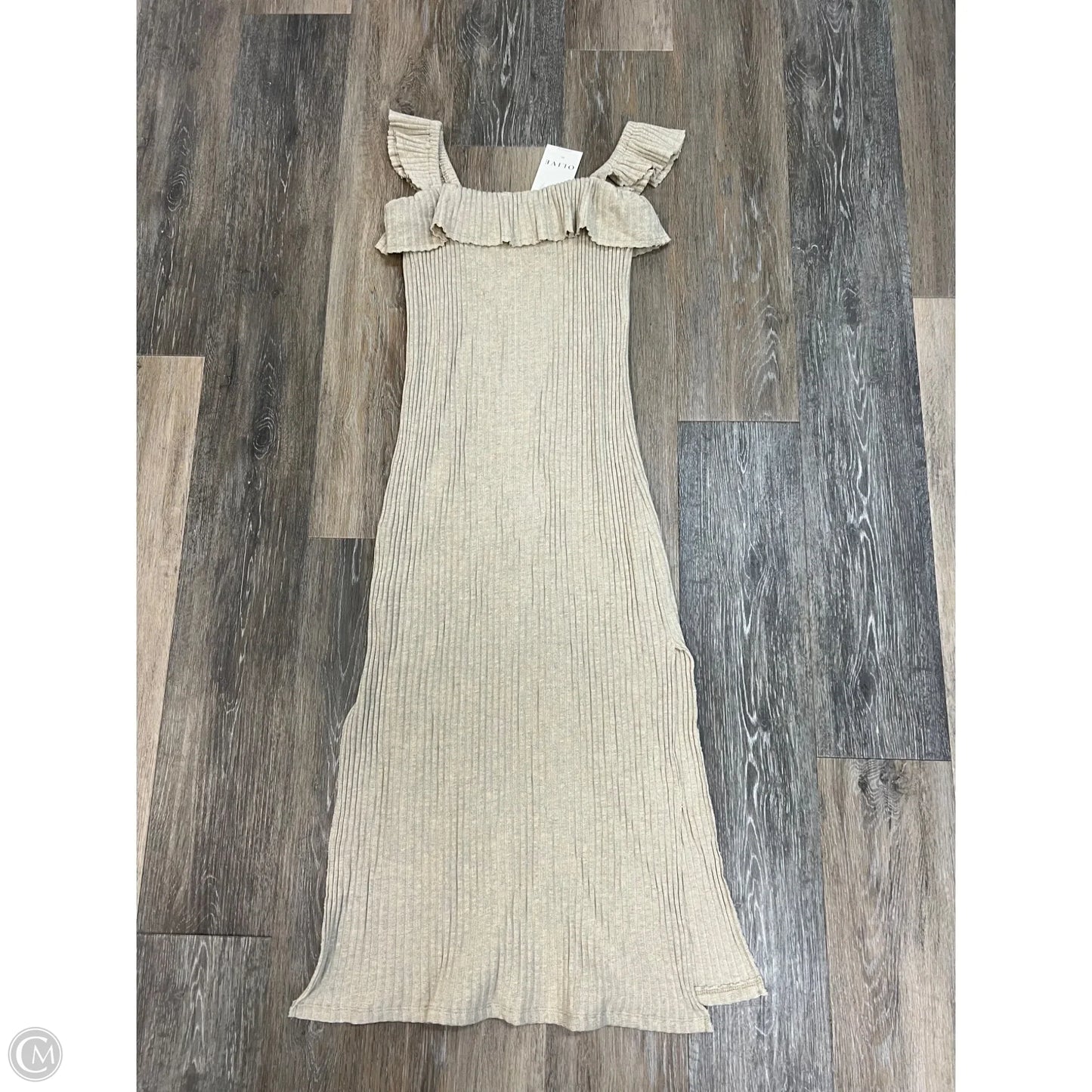 Dress Casual Maxi By Project Social Tee In Cream, Size: S