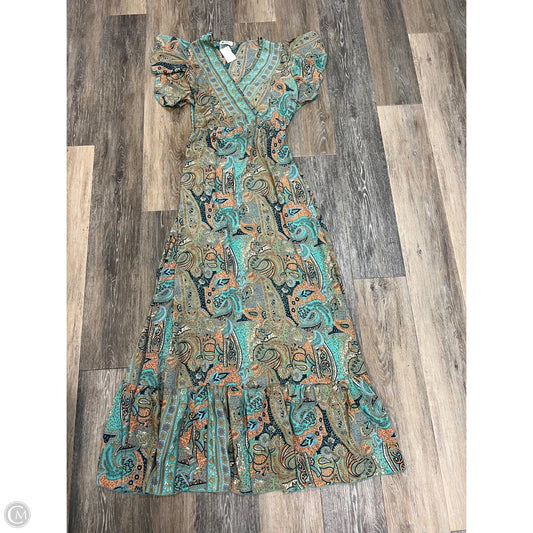 Dress Casual Maxi By Natur Paradise In Multi-colored, Size: S