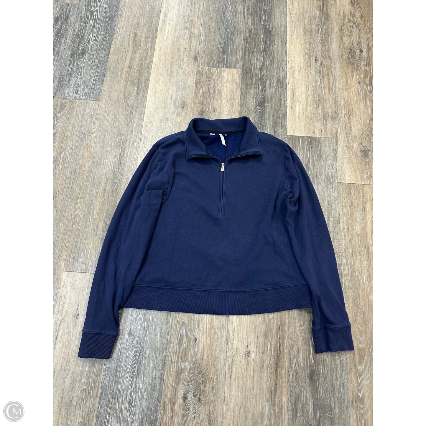 Athletic Sweatshirt Collar By Travis Mathew In Blue, Size: M