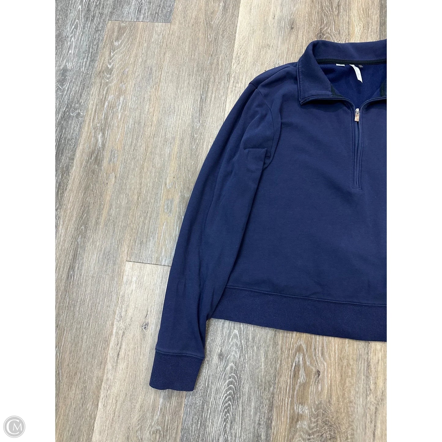 Athletic Sweatshirt Collar By Travis Mathew In Blue, Size: M