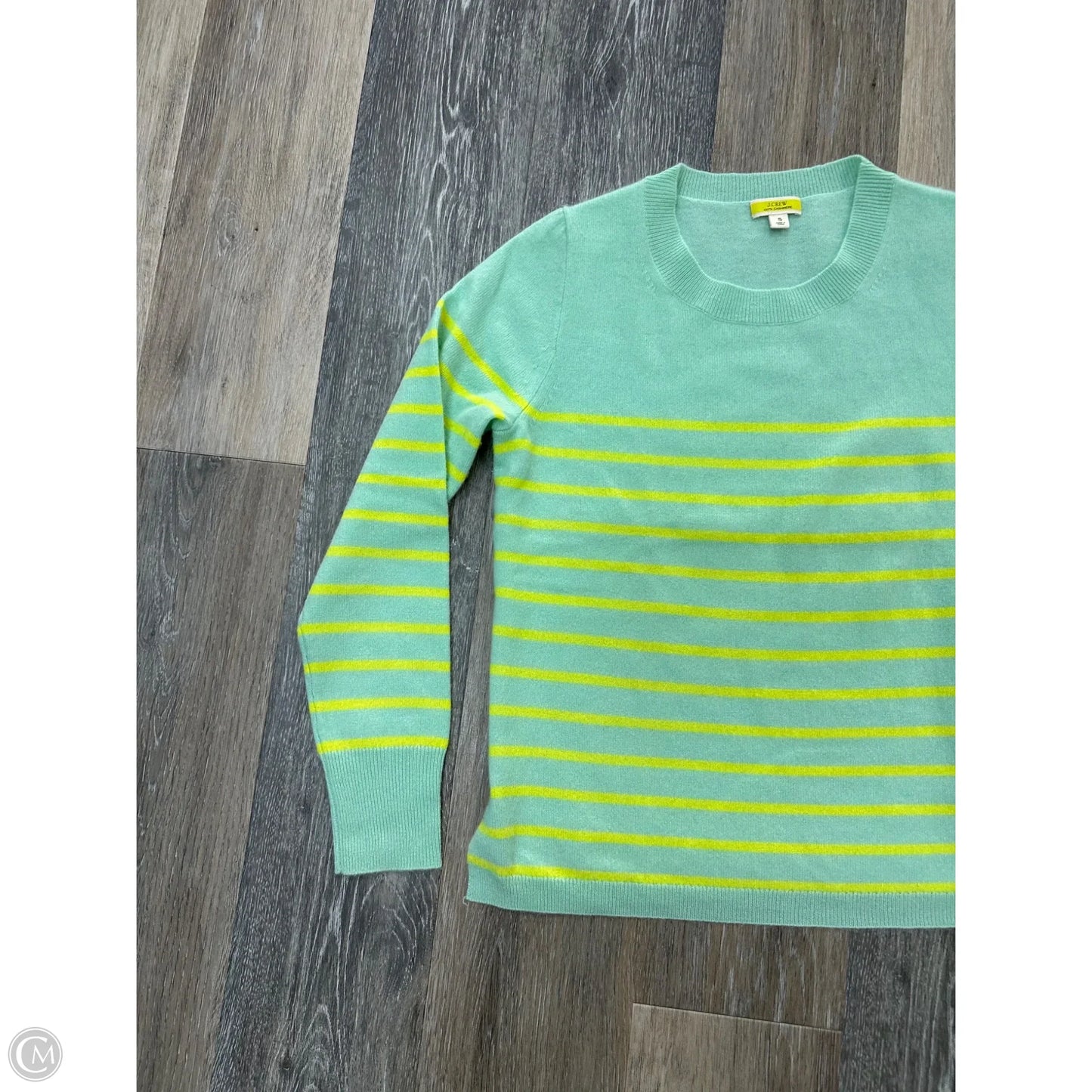 Sweater Cashmere By J. Crew In Green, Size: S