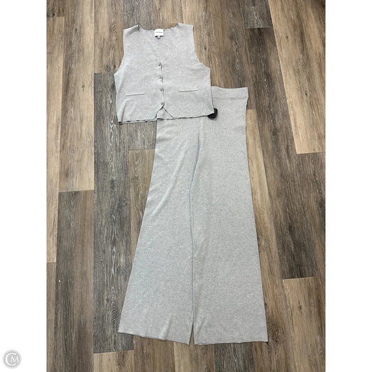 Pants Set 2pc By Pink Rose In Grey, Size: Xl