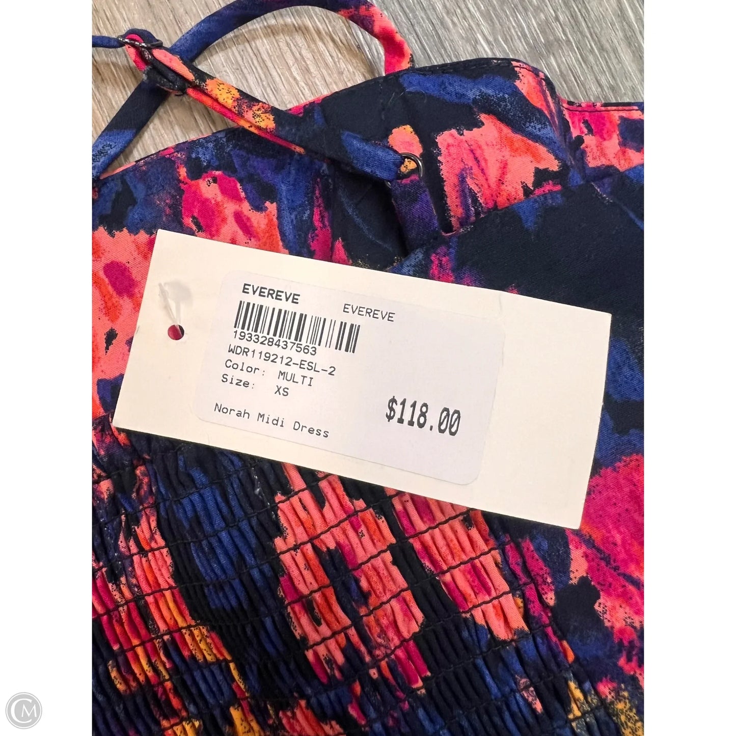 -Dress Casual Maxi By Evereve In Multi-colored, Size: Xs