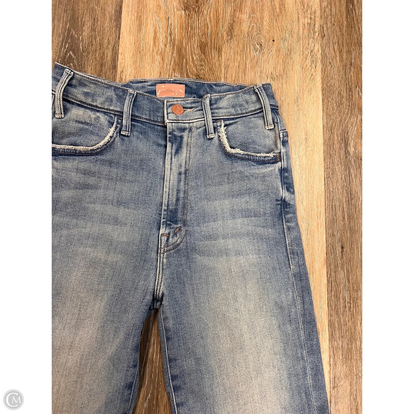 Jeans Flared By Mother In Blue Denim, Size: 0