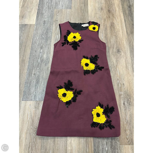 Dress Party Short By Anthropologie In Maroon, Size: Xs