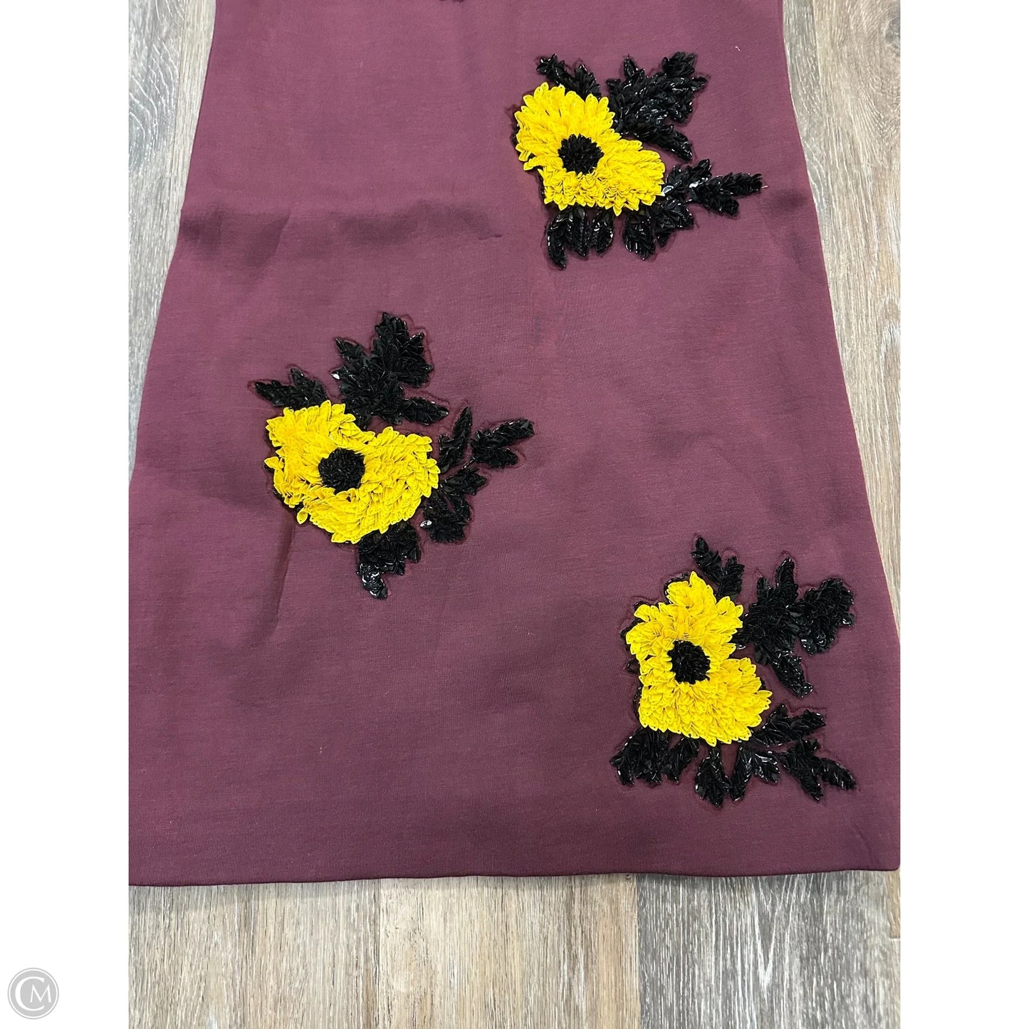 Dress Party Short By Anthropologie In Maroon, Size: Xs