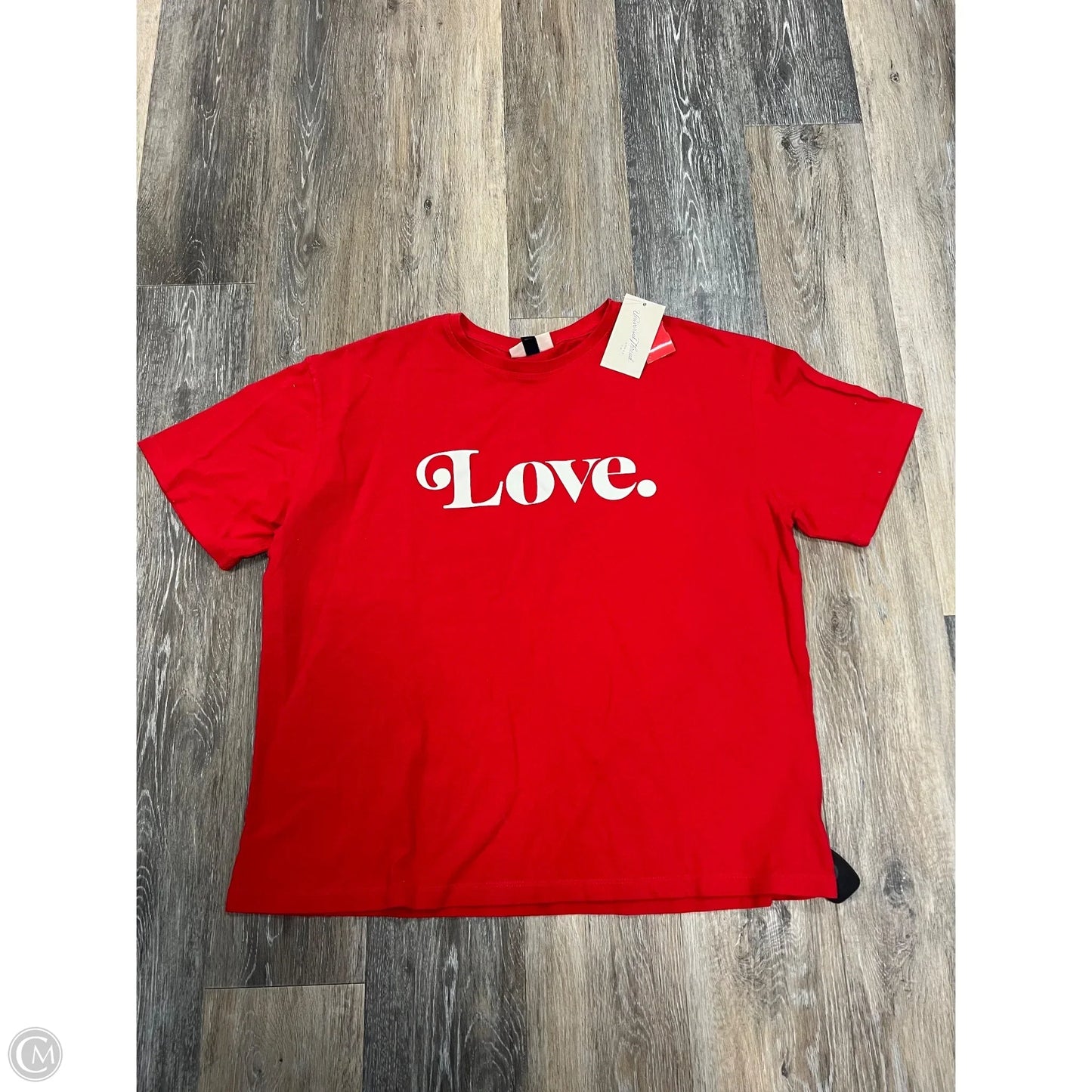 Top Short Sleeve By Universal Thread In Red, Size: L