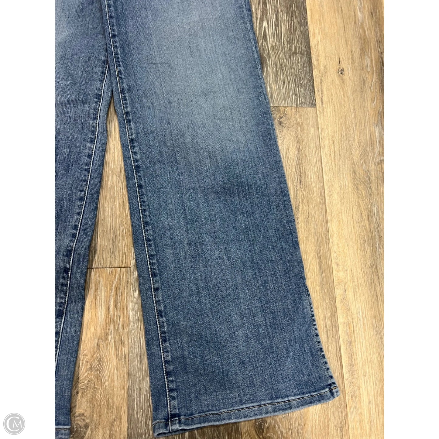 -Jeans Wide Leg By Evereve In Blue Denim, Size: 4/27