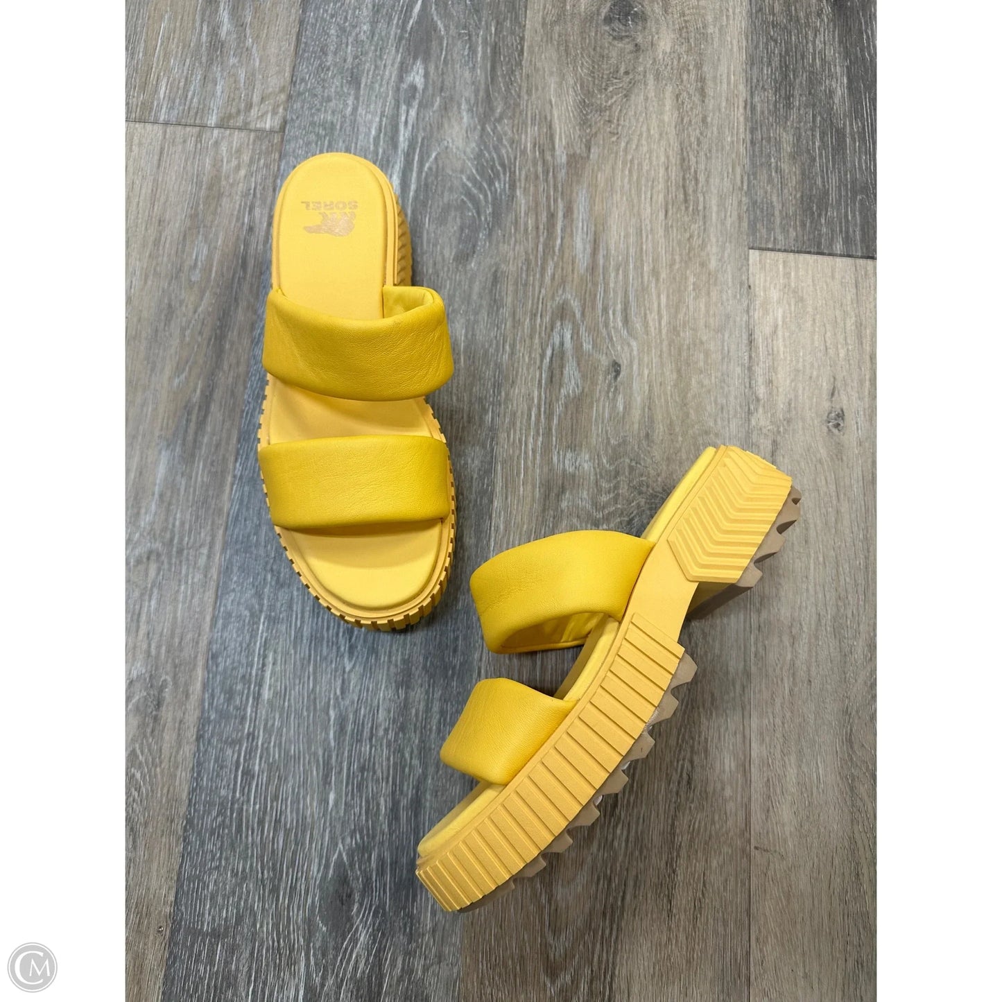 Sandals Flats By Sorel In Yellow, Size: 8