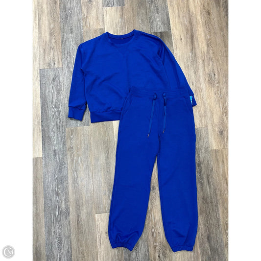 Lounge Set Pants By Dear Scarlett In Blue, Size: L