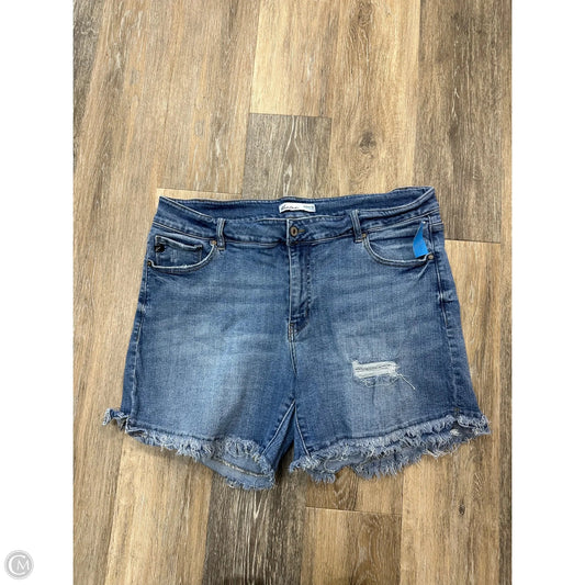 Shorts By Kancan In Blue Denim, Size: 18