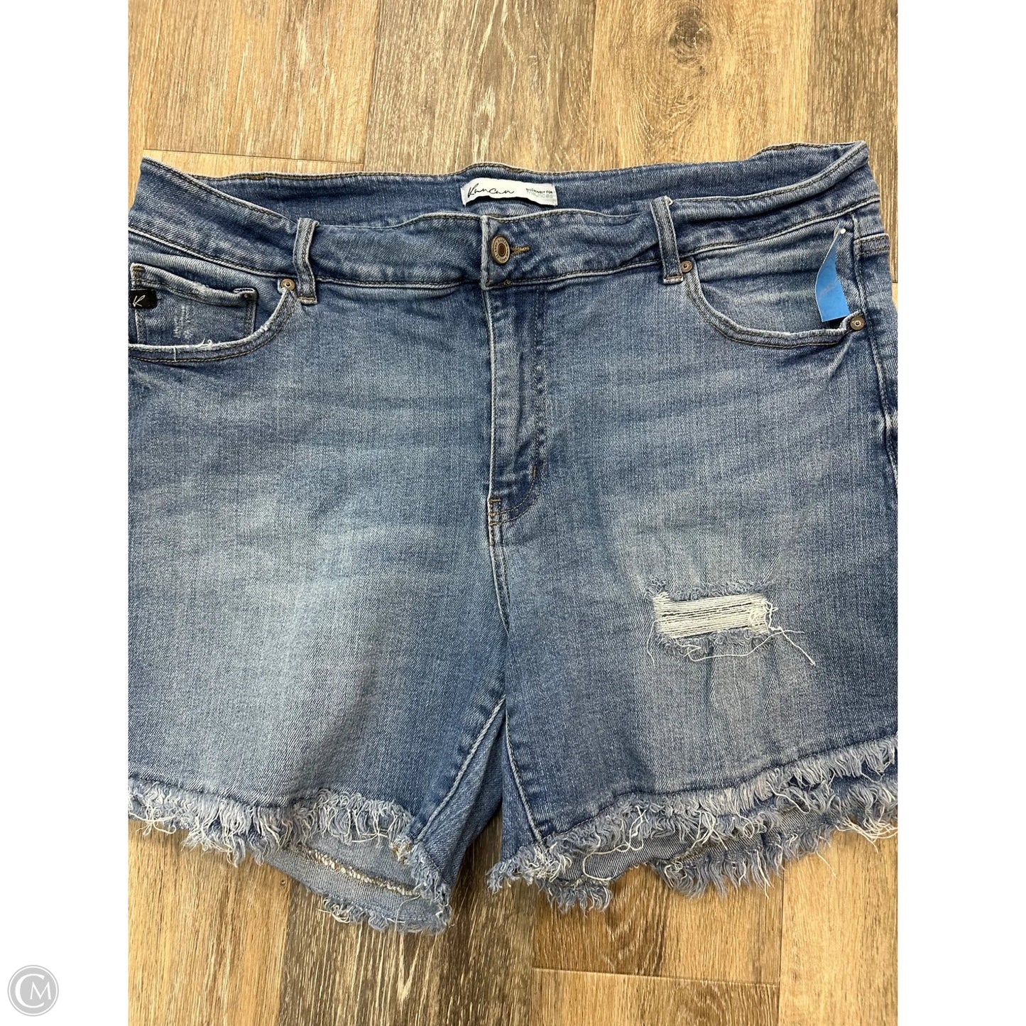 Shorts By Kancan In Blue Denim, Size: 18