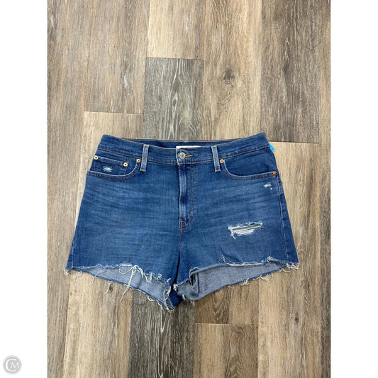 Shorts By Levis In Blue Denim, Size: 14