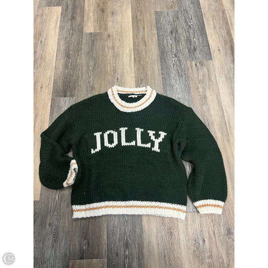 Sweater By Baevely In Green, Size: L