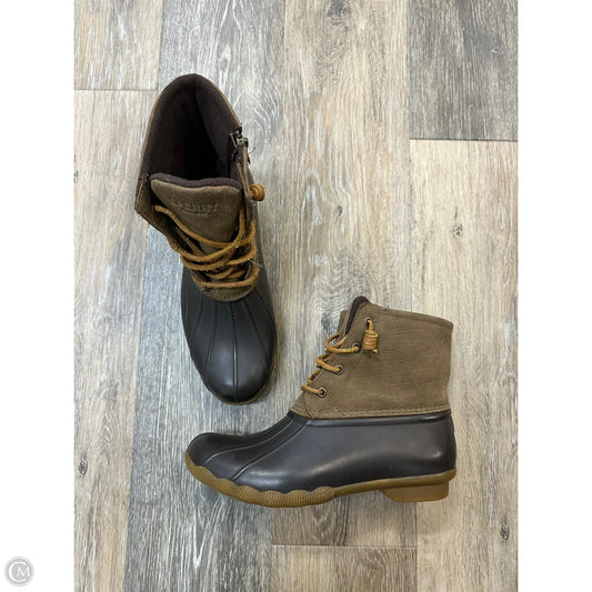 Boots Rain By Sperry In Brown, Size: 8