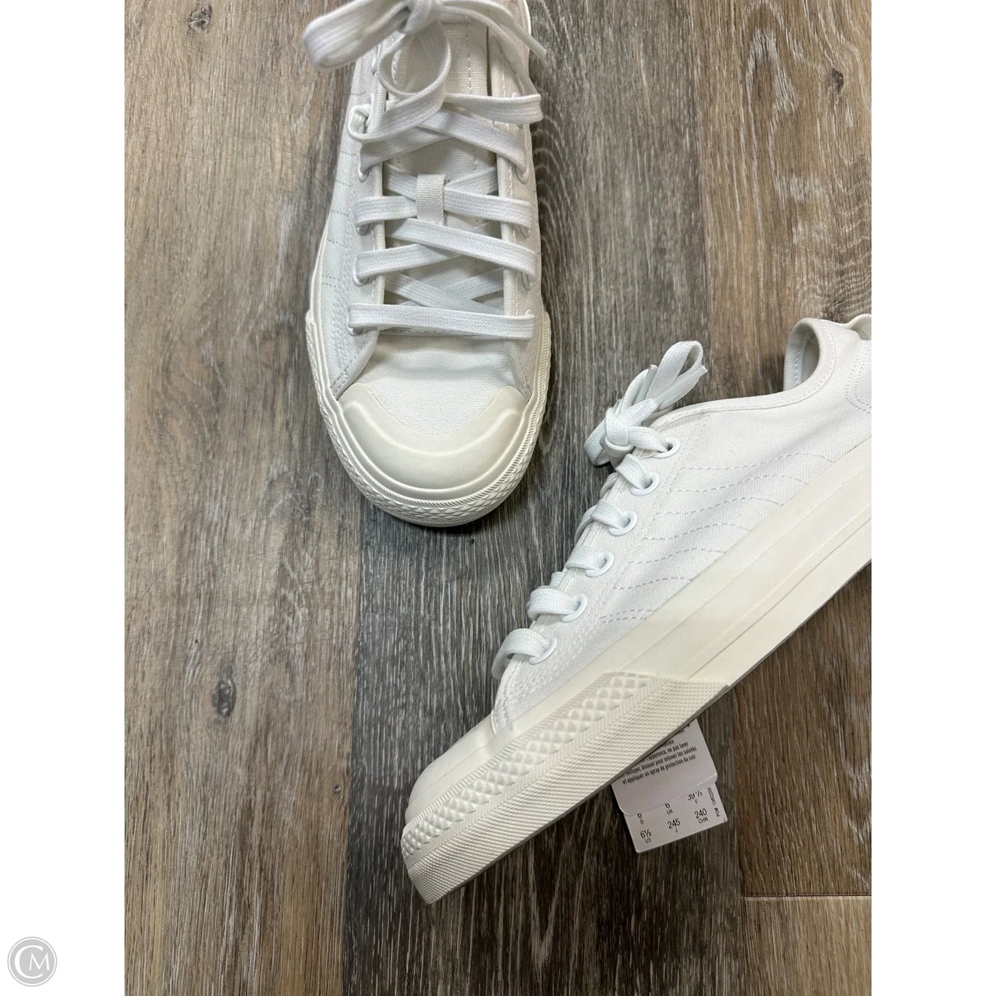 Shoes Athletic By Adidas In White, Size: 8