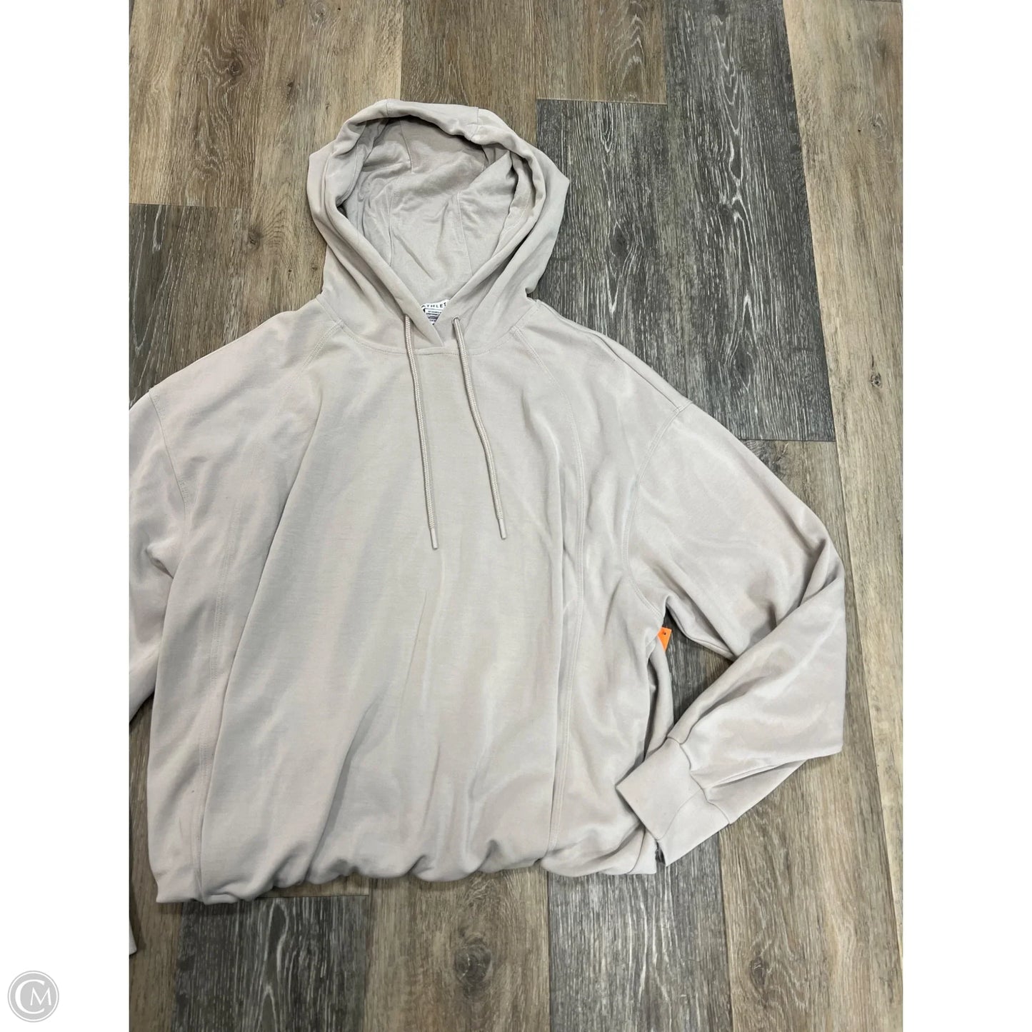 Athletic Sweatshirt Hoodie By Athleta In Cream, Size: S