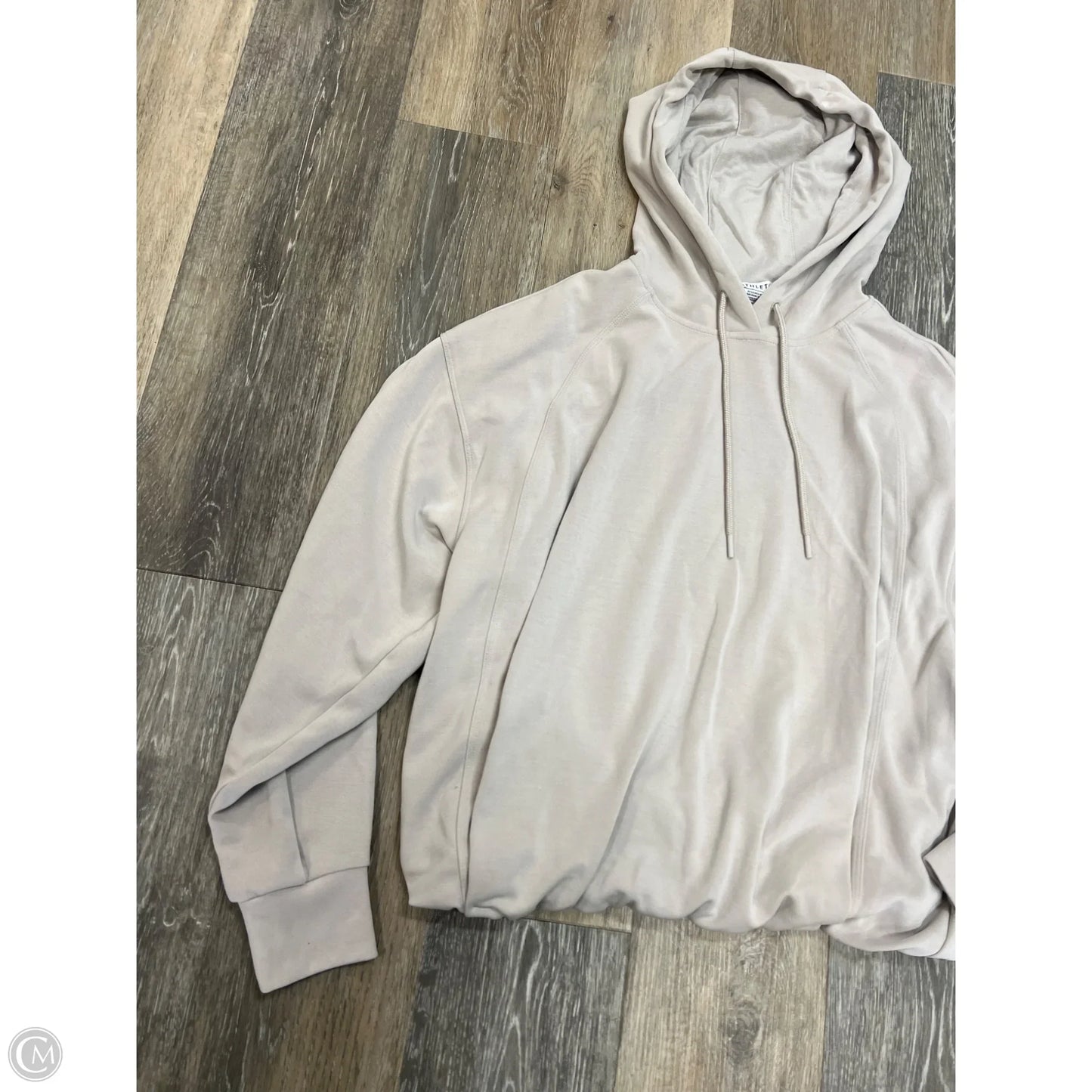 Athletic Sweatshirt Hoodie By Athleta In Cream, Size: S