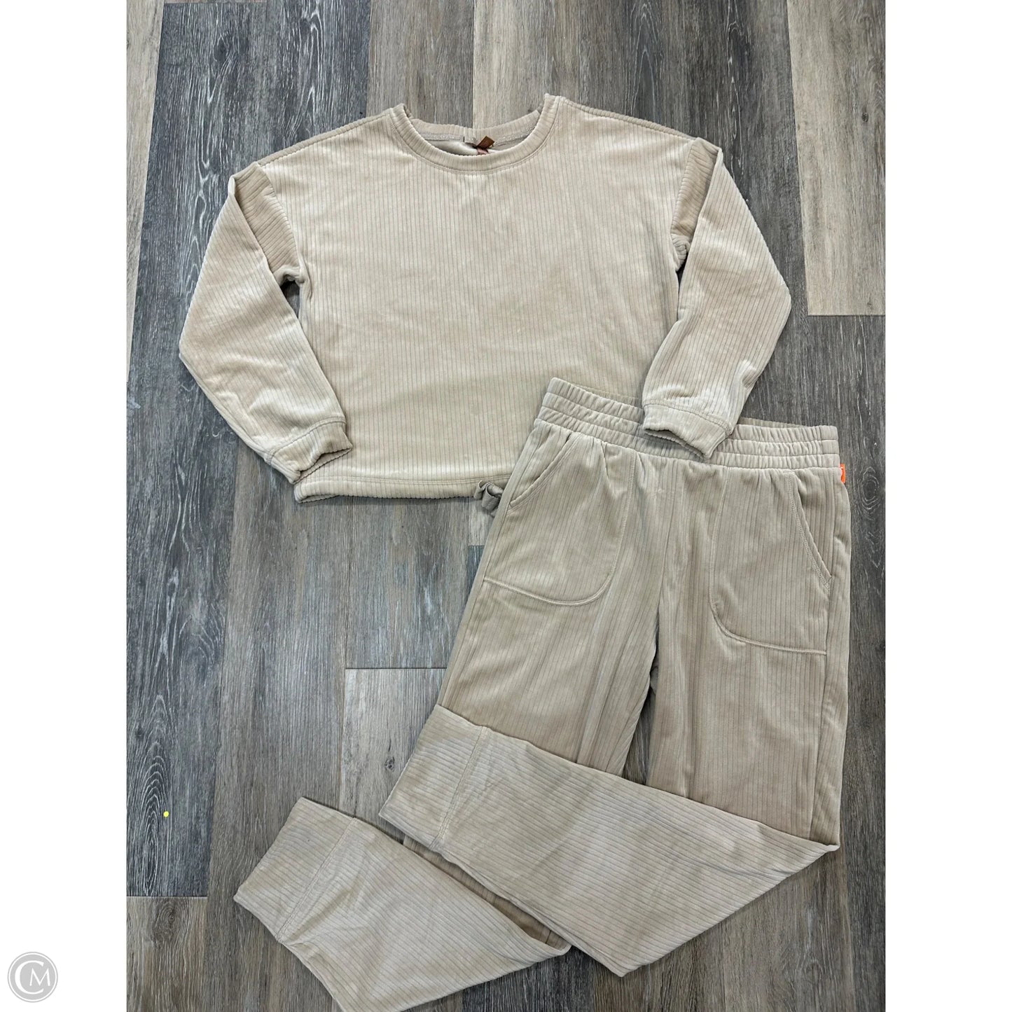 Pants Set 2pc By Denver Hayes In Tan, Size: S
