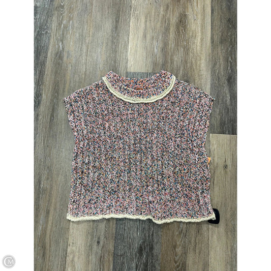 Sweater Short Sleeve By Free People In Multi-colored, Size: Xs