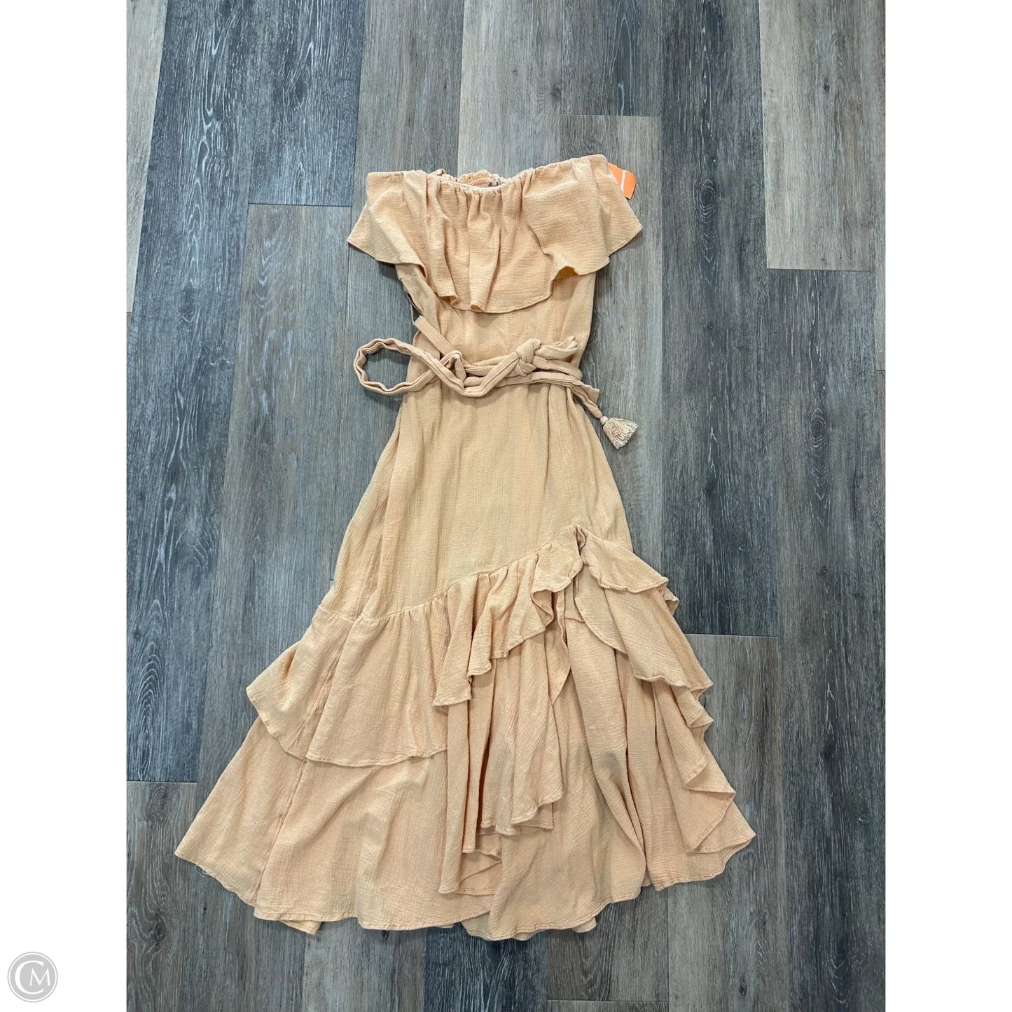 Dress Casual Maxi By Free People In Orange, Size: Xs