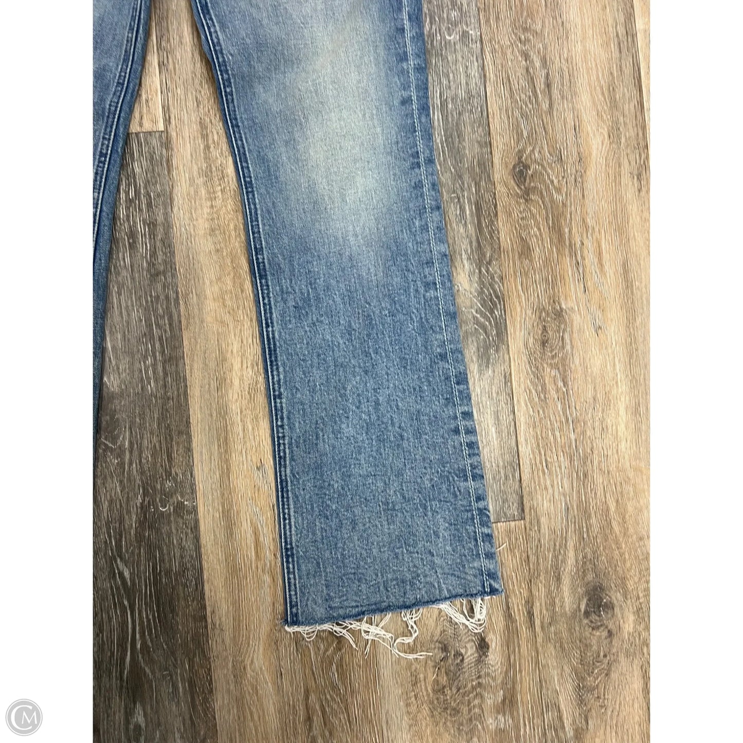 Jeans Straight By Mother In Blue Denim, Size: 2/26