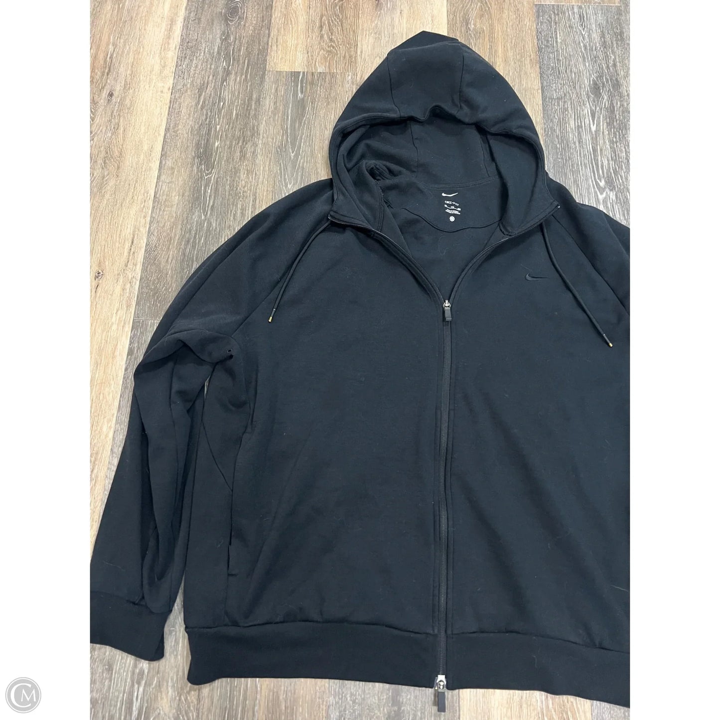 Athletic Sweatshirt Hoodie By Nike Apparel In Black, Size: Xxl
