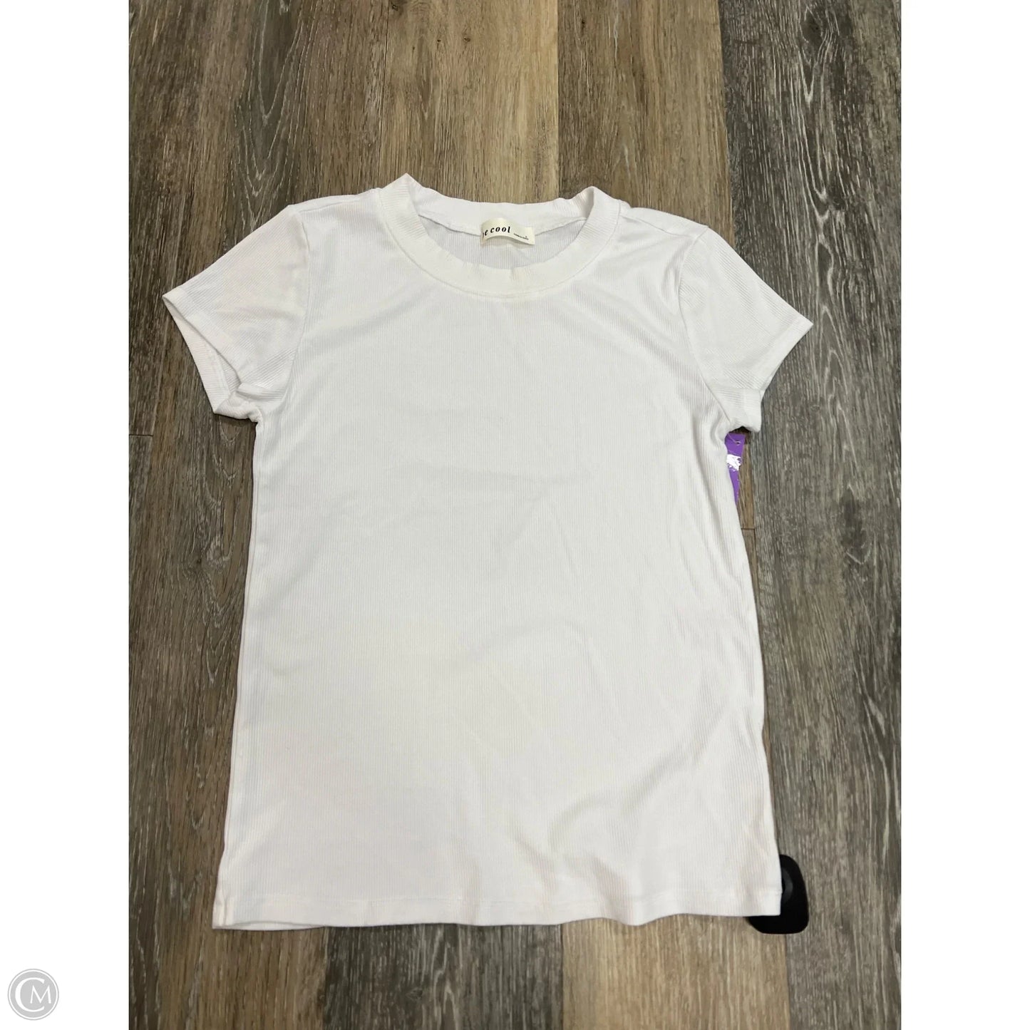 -Top Short Sleeve By Be Cool In White, Size: S