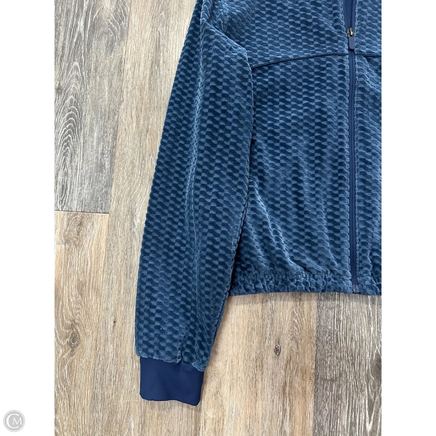 Athletic Jacket By Lululemon In Blue, Size: S